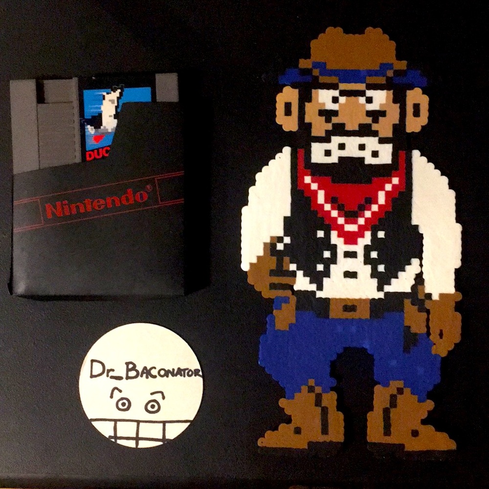 Wild Gunman Perler Art